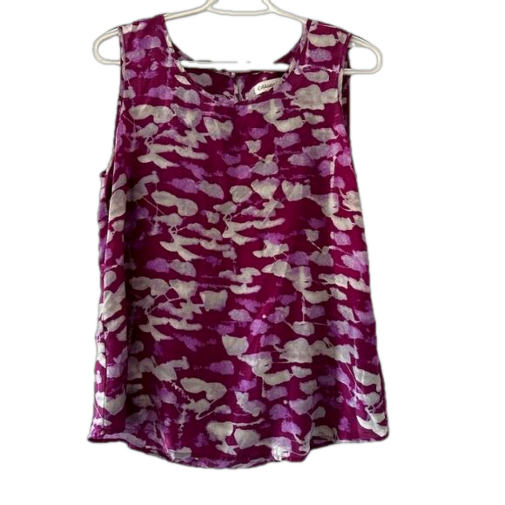 Coldwater creek women’s silk sleepless top size PL (14-16)